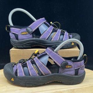 Kids Keen Newport Waterproof Sandals Shoes Size 3Y Light Purple Outdoor Hiking